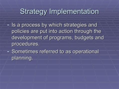 Basic Model Of Strategic Management Ppt