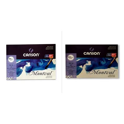 Canson Montval Watercolour Cold Pressed A Paper Sheets Canson