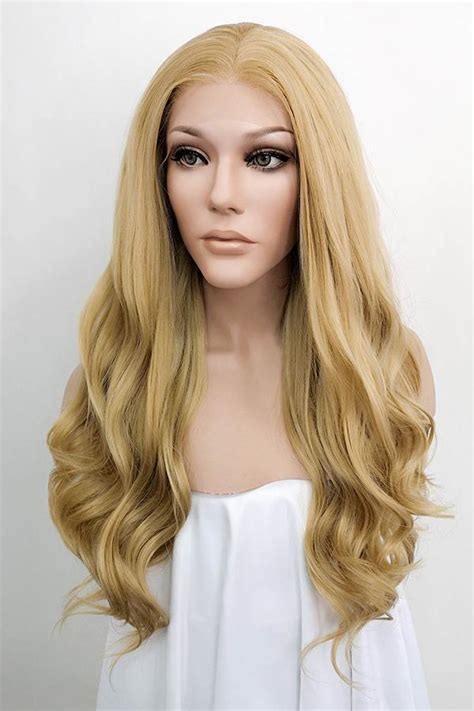 24 Golden Blonde Lace Front Synthetic Wig 20071 Starlite Hair