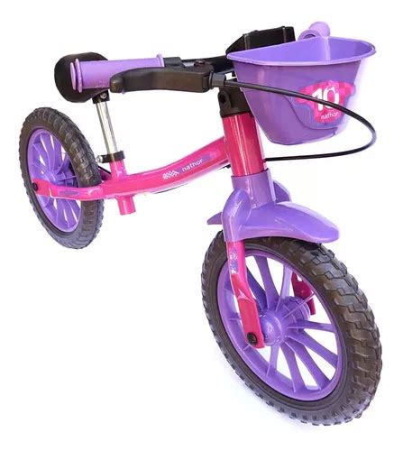 Bicicleta Nathor Equilíbrio Balance C Freio Aro 12 Infantil Frete grátis