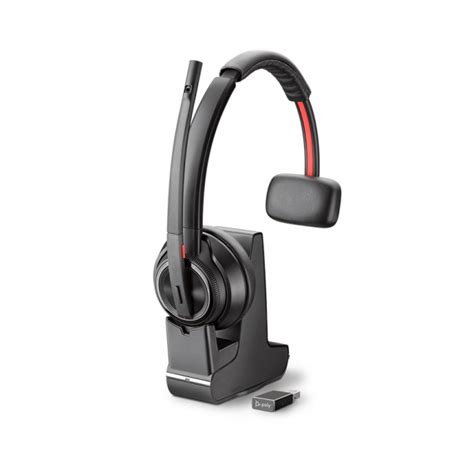 Poly Savi 8210 Uc Monaural Wireless Headset For Pc