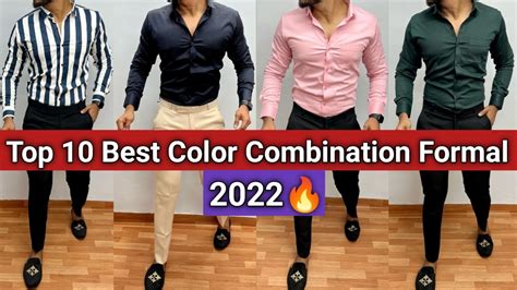 Top 10 Best Color Combination Formal Shirt Pant For Mens Latest