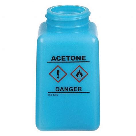 Hdpe 6 Fl Oz Capacity Oz Graduated Acetone Esd Bottle 32ez10