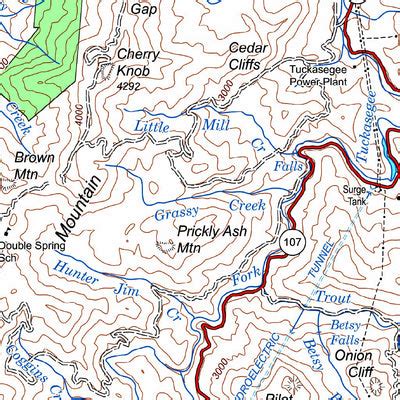 Nantahala National Forest (Nantahala Ranger District East) map by US ...