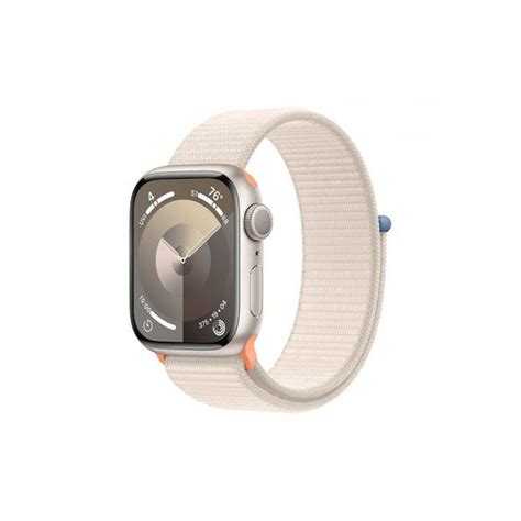 Apple Watch S9 GPS 45mm Starlight Alu Case With Starlight Sport Loop