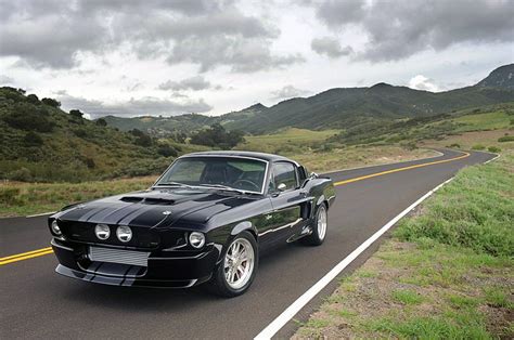 Cl Sicas Recreaciones Shelby Gt Cr Venom M Sculo Negro Plateado