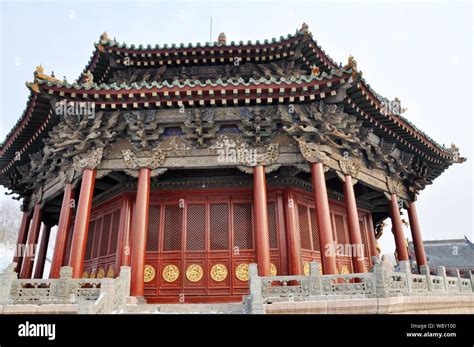 View Of A Palace In The Mukden Palace Also Known As The Shenyang