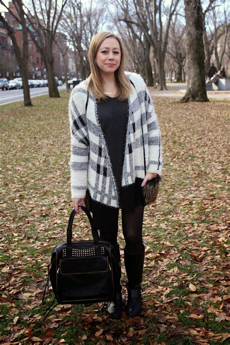 Cupcakes And Couture What I Wore Plaid Coatigan