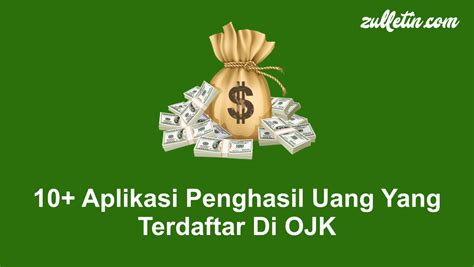 Aplikasi Penghasil Uang Yang Terdaftar Di Ojk