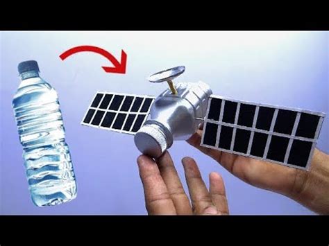 Easy To Make Satellite Model From Bottle Mini Satellite Model Easy