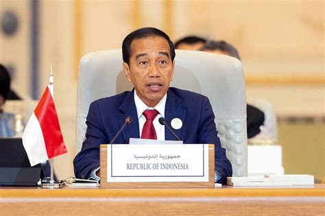 President Jokowi Calls For Gaza Ceasefire Ahead Of Meeting With Biden