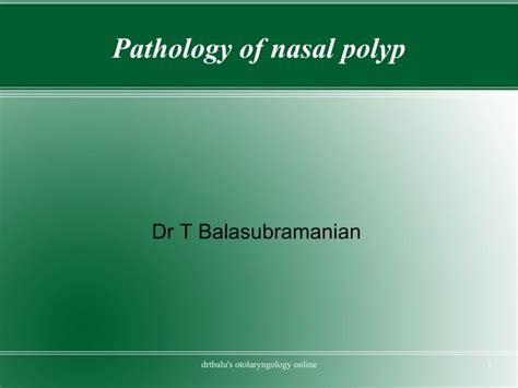 Nasalpolyp Pathology Ppt