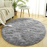 Amazon Chicrug Fluffy Cute Red Round Area Rugs For Girls Bedroom