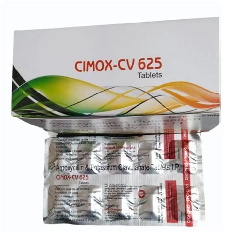 Cimox Cv Amoxycillin Potassium Clavulanate Tablets I P Mg At Rs