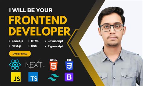 Be Your Frontend Web Developer Using React Next Js Html Css