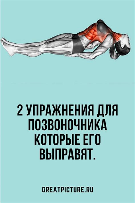 2 упражнения для позвоночника которые его выправят. | Workout at work ...