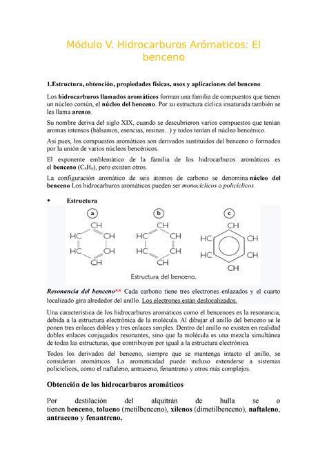 M Dulo V Practicas De Qu Mica Org Nica M Dulo V Hidrocarburos