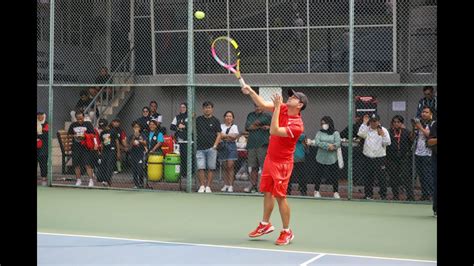 Raffi Ahmad Dan Dion Wiyoko Unjuk Kemampuan Bermain Tenis Di Ajang