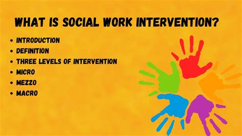 Intervention In Social Work Three Levels Of Intervention YouTube