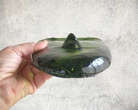 Mid Century Blown Art Glass Face Sculpture By Mexican Gabriel And Rodolfo Lio Jaramillo Green Decor