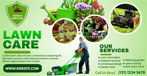 Lawn Care Poster Template Postermywall