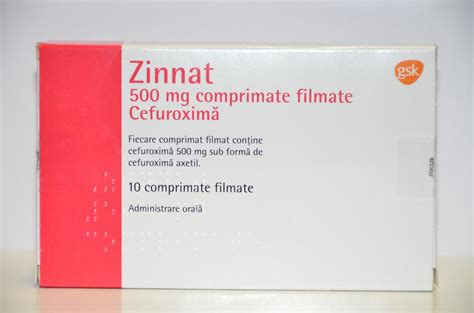 Zinnat Mg Comprimate Filmate Glaxo Smith Kline Ron Prospec