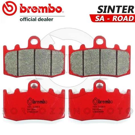 KIT 4 PASTIGLIE FRENO ANTERIORE BREMBO SINTER ROSSE 07BB26SA BMW R 1200