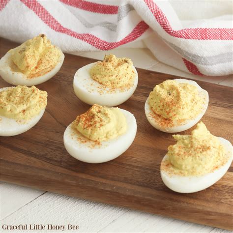 Greek Yogurt Deviled Eggs Gluten Free No Mayo Graceful Little