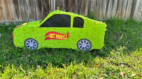 Carro De Carrera Piñata Hot Wheels Etsy