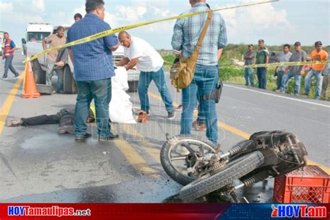 Hoy Tamaulipas Pierde La Vida Motociclista Al Estamparse En Auto En