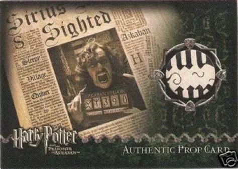 Harry Potter Sirius Black Daily Prophet Prop Trading Card Poa Prisoner