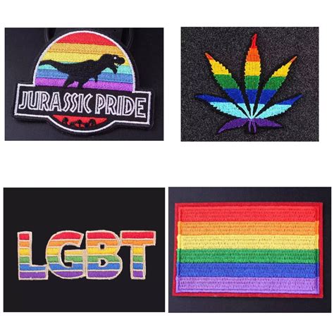 Gay Pride Iron On Patch Gay Pride Sew On Patch Lgbt Gay Pride Iron On Patches Ebay