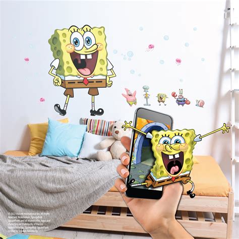 Wall Palz Spongebob Squarepants Wall Decal Interactive Spongebob