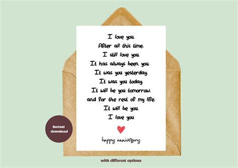 printable anniversary cards romantic anniversary card card
