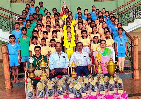 Overall Sports Prize For Jss Higher Primary School Suttur Jss