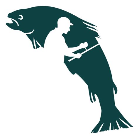 Design Png E Svg De Ilustra O De Peixe Pescador Para Camisetas