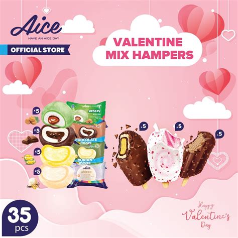 Jual Paket Es Krim Aice Ice Cream Special Valentine Mix Es Krim Isi 35