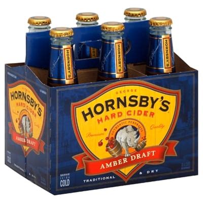 Hornsby Beer Hornsbys Hard Cider Amber Draft Ounces Lucky