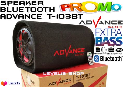 Speaker Bluetooth Aktif Portable Advance T103BT Subwoofer Karaoke Radio