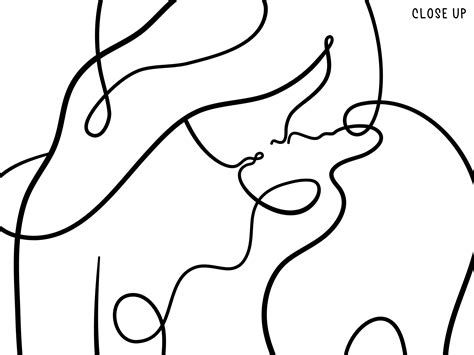 Women Kissing Poster Minimalist Wall Art Lesbian Art Nude Line Art Erotic Art Print Girl