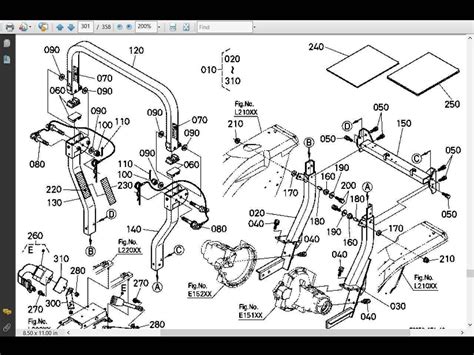 KUBOTA MX5100 Parts Manuals With LA844 Loader Parts Manual 400pgs With