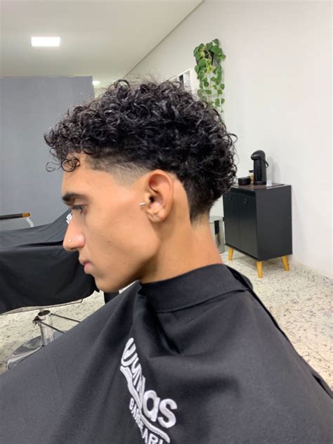 Fade Haircut Curly Hair, Low Taper Fade Haircut, Taper Fade Curly Hair