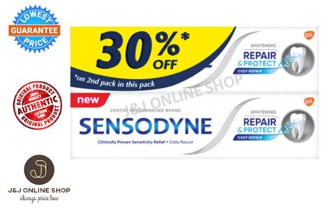 Sensodyne Repair And Protect Whitening Toothpaste 2x100g Lazada