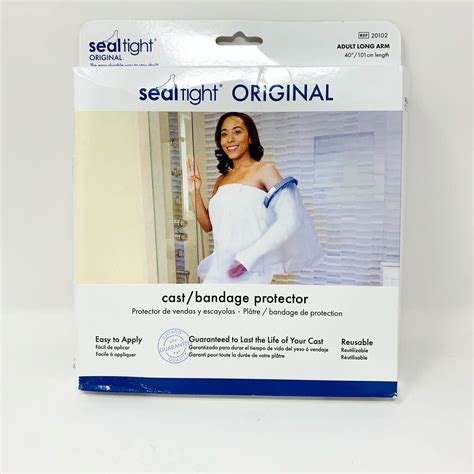 Seal Tight Original Cast Bandage Protector Adult Long Arm New