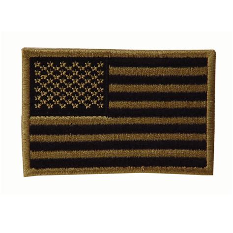 Embroidered U.S.A. Military Flag Patches