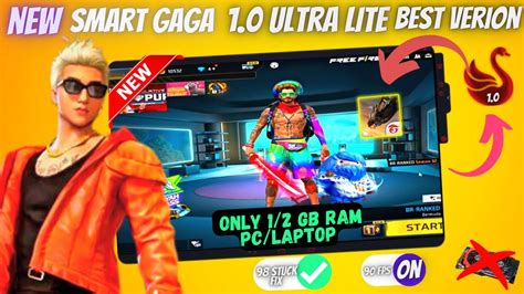 New Smartgaga Ultra Lite Best Version For Free Fire Low End Pc