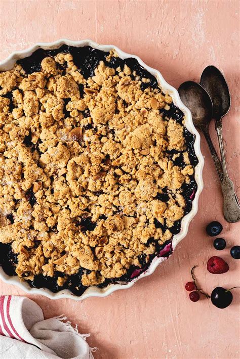 Crumble De Frutos Rojos Muy Sencillo