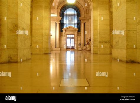 Interior new york public library map hi-res stock photography and ...