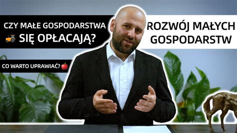 Czy Gospodarstwa Poni Ej Ha Maj Sens Rozw J Ma Ych Gospodarstw