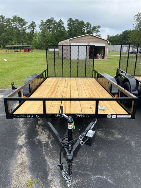 Triple Crown Trailers X Tandem Mesh Utility Trailer Trailers